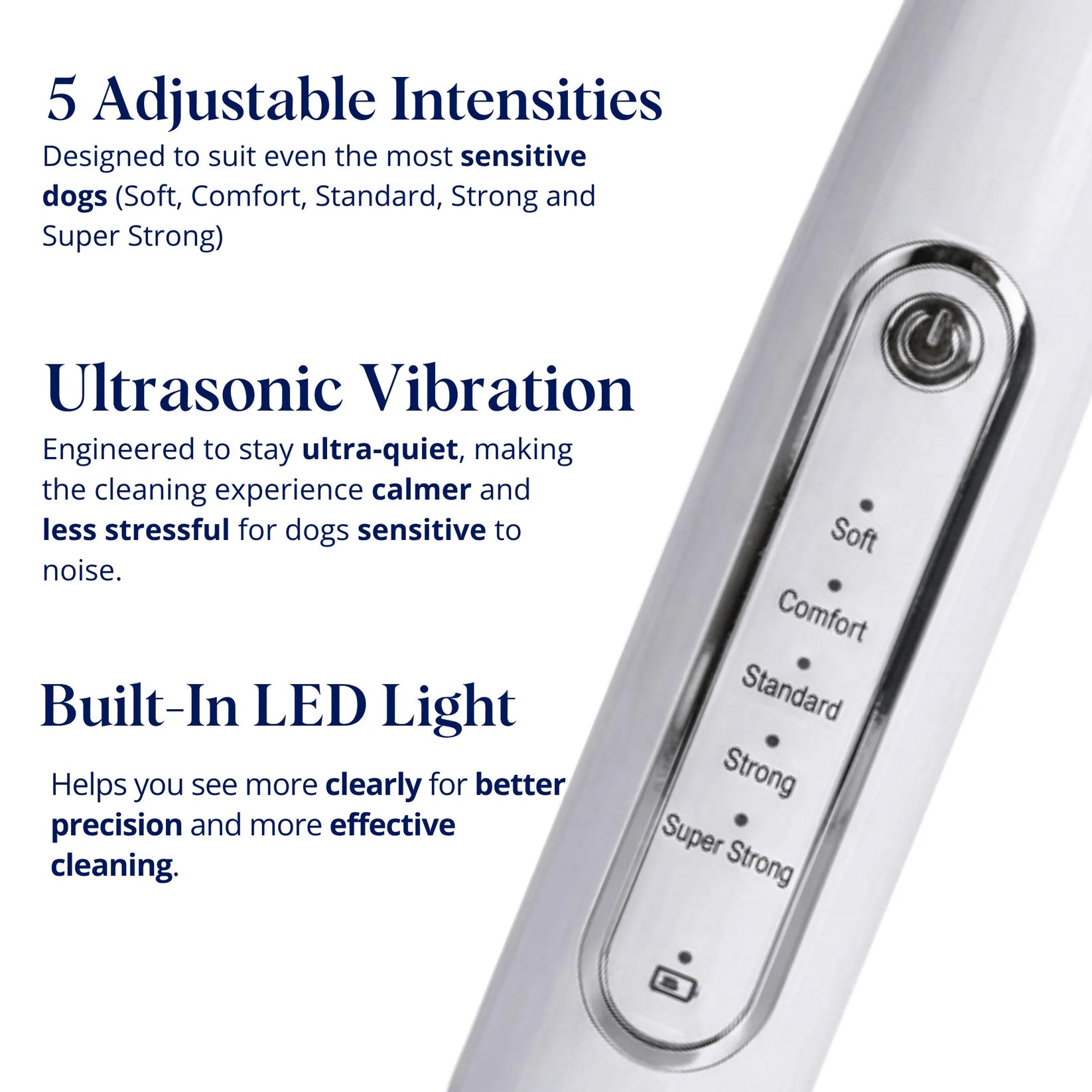 Hushbright Ultrasonic Tooth Cleaner for Dogs